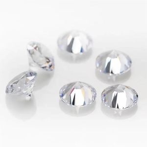 Pierre de Moissanite Brillante de 4 mm, Créée en Laboratoire, Taille Brillant, 0,25 Carat, Certifiée, Effet de Couleur/Feu, pour Bague de Fiançailles et Fabrication de Bijoux - Product Image 2