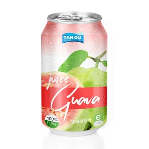 Bebida Tropi Juice 330ml Lata Corta de Aluminio 100% Puré de Frutas Saborizado Bajo en Grasa Esterilizado Recién Exprimido 5 Brix Naranja Guayaba Agua - Product Image 6