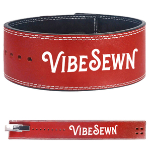 Cinturón de Levantamiento de Pesas de Cuero Resistente, Antideslizante, con Logotipo Personalizado, para Gimnasio, Fitness y Powerlifting - Product Image 3