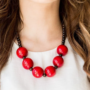 Collar de Cuentas Multicolor Hecho a Mano, Ecológico y Personalizable, para Mujeres y Niñas, Joyería de Moda, Artesanía en Resina - Product Image 1