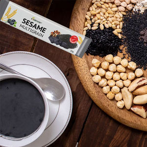 Boisson instantanée en poudre multigrains au sésame noir pour adultes, riche en fibres, 15 sachets par paquet, NutritionBeverage - Product Image 4