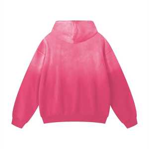 Sudadera Oversize con Lavado Ácido, Sudadera Vintage - Algodón Puro de Alto Gramaje Hecho a Mano con Lavado Monkey y Hombros Caídos - Product Image 3