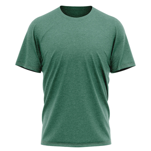 T-shirt pour homme en coton 100% de haute qualité, logo personnalisé, coupe régulière, col rond, manches courtes, coton épais - Product Image 1