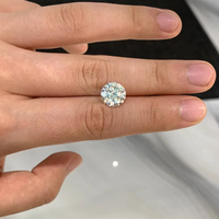 Diamantes Sueltos Sintéticos HPHT CVD de 0.5-1 Quilates, Cultivados en Laboratorio, con Certificación IGI, Modelo Fandafu Luoshi para Fabricación de Anillos