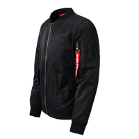 OEM Özel Logo Pilot Bomber Ceket Erkekler İçin Özelleştirilmiş Nakış İş Kıyafeti MA-1 Uçuş Bomber Ceketi