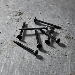 Tornillos para Paneles de Yeso con Recubrimiento de Fosfato, Clase 8.8, Métricos/Pulgadas, de Acero al Carbono de Grado Industrial, Certificados BIS, Negros, a Granel - Product Image 1