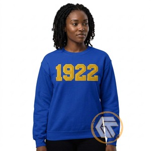 เสื้อผ้าผู้หญิงคุณภาพสูงแบบกำหนดเอง Sigma Gamma Rho สำหรับฤดูใบไม้ร่วง/ฤดูหนาว ผ้าฝ้ายขนแกะด้านหน้า ปักลายแบบเป็นมิตรต่อสิ่งแวดล้อม แบบเรียบง่าย สวมใส่สบาย แห้งเร็ว - Product Image 3