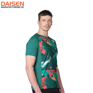 Camiseta Personalizada para Hombre, 100% Algodón, Manga Corta, Cuello Redondo, Corte Ajustado Informal, Venta al Por Mayor, OEM, ODM, Logotipo Personalizado - Product Image 3