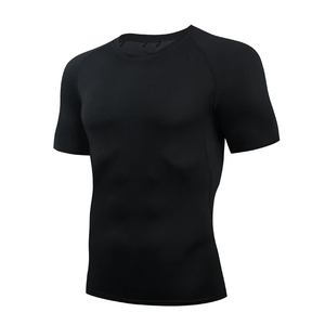Men Compression T Shirt Quick Dry Gym Fitness <b>Base</b> <b>Layer</b> Sports Running Training Athletic <b>Short</b> <b>Sleeve</b> Shirt OEM Available - Product Image 3