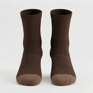 Mens Ankle Polyester Running Tab <b>Socks</b> Sports Cushion Breathable Athletic Gym Fitness Moisture Wicking Durable Customized Color - Product Image 1