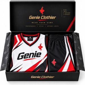 Conjunto de Uniforme de Baloncesto para Equipo, Camiseta y Pantalones Cortos, Transpirable, Ligero, Ropa Deportiva para Entrenamiento, Juego y Práctica - Product Image 6