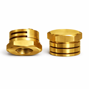 Componentes de Latón de Precisión Hechos a Medida, Piezas de Torneado y Fresado CNC, Piezas de Latón Mecanizadas CNC de Precisión para Aplicaciones Industriales - Product Image 2
