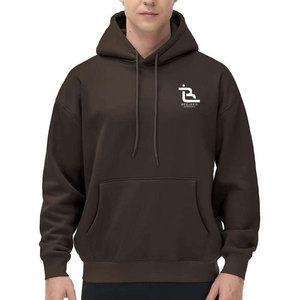 Sudadera Ligera Lisa para Hombre, Transpirable, Mezcla de Algodón, con Capucha, Ropa Casual Diaria, Diseño Simple, Logotipo Personalizado, Pedido al por Mayor - Product Image 1