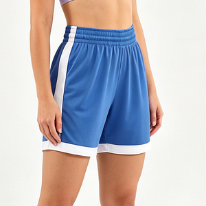 Shorts Deportivos para Mujer, Tallas Grandes, Transpirables, 100% Algodón Oxford, con Ribete de Encaje y Bolsillos Laterales - Product Image 4