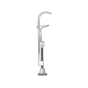 Pinza Parker Lowman Modificada para Sujeción de Huesos, Individual, 160mm, Acero Inoxidable, Instrumento Quirúrgico Ortopédico, Fabricante Pakistán - Product Image 1