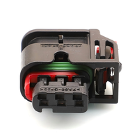 Connecteur Électrique Automobile Scellé 3 Broches Jinhang3p-BH avec Verrou de Sécurité Rouge pour Capteur de Position d'Arbre à Cames et Capteur de Radar de Stationnement VW BMW