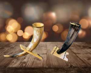 Cuerno para beber vikingo real de diseño hecho a mano Cuerno para beber medieval Cuerno vikingo pulido natural de alta calidad Falak World Export - Product Image 1
