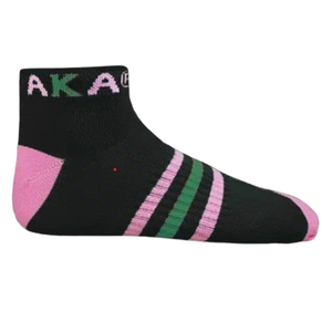 Pink Green <b>Black</b> White AKA Ankle <b>Socks</b> Women's Cotton Blend Low Cut Athletic Breathable Casual Everyday Comfort <b>Socks</b> - Product Image 2
