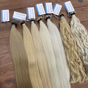 Gran Oferta en Extensiones de Cabello Humano Vietnamitas con Punta Plana, Adhesión con Queratina, Cabello Virgen Premium, Natural, Suave, Sedoso y Duradero - Product Image 3