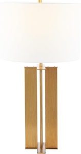 Modern Luxury Gold Oval <b>Table</b> Lamp Nordic <b>LED</b> <b>Bedside</b> Light with Fabric Shade for Hotel Bedroom Living Room Home Decor - Product Image 2