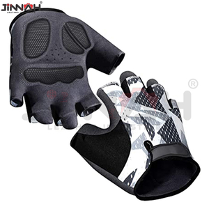 Guantes de Ciclismo Unisex Personalizados para Deportes al Aire Libre, Medios Dedos, Neopreno y Cuero, Lavables, con Logotipo, Precio al por Mayor, Hechos en Pakistán - Product Image 2