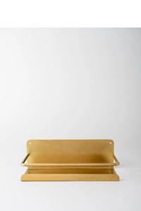 Étagère murale en laiton, design minimaliste rectangulaire, organisateur de cuisine, étagère en métal durable - Product Image 2