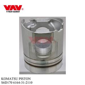 Assurance qualité moteur Diesel TAIWAN 6D170E 6164-31-2110 Piston pour pièces de tracteur Komatsu - Product Image 3