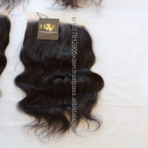 Perruque Lace Frontal Wig complète transparente Hd, cheveux humains vierges, cuticules alignées, Temple indien brut - Product Image 5