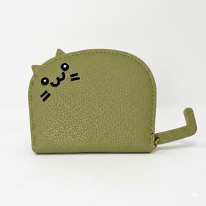Stationery set Cute Cat RFID Blocking Open Short Soft Polyester Lining Card Wallet Coin <b>Purse</b> Accordion Card Holder Mini Wallet - Product Image 1