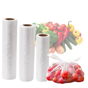 Sacs en plastique haute densité en matière vierge inodore, sacs gilet, sacs shopping type T-shirt en HDPE, avec logo personnalisé imprimé, prix usine, vente en gros - Product Image 1