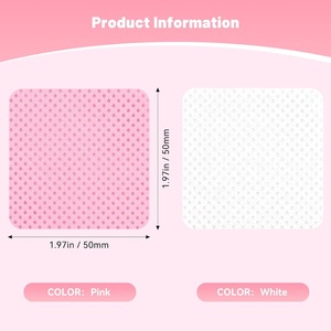 200 Toallitas de Algodón Gruesas Sin Pelusa para Uñas, con Logotipo Personalizado, Discos Desechables para Remover Esmalte de Gel, para Salón de Uñas Profesional - Product Image 3