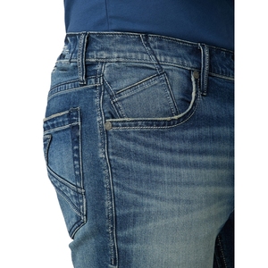 Short en jean taille mi-haute, coupe droite, délavage clair, 100% coton tricoté, style décontracté d'été, fermeture éclair, couleur unie, séchage rapide, écologique - Product Image 4