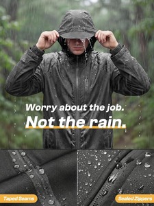 ชุดกันฝนพรีเมียมสำหรับกิจกรรมกลางแจ้ง เดินป่า ตั้งแคมป์ ท่องเที่ยว และการผจญภัยในวันหยุดพักผ่อนในสภาพอากาศเปียกชื้น - Product Image 5