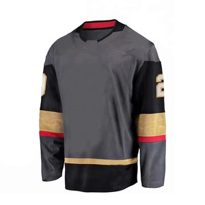 Jersey de Hockey sobre Hielo de Punto Impreso Transpirable y Resistente |   Camiseta Deportiva con Hombros Acolchados de Doble Capa |   Personalizable al por Mayor - Product Image 2