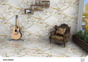Panel de Porcelana Brillante Iluminado Elegante de 600x1200mm 60x120cm 24x48 Pulgadas, Acabado de Diseño de Gran Formato para Entornos de Lujo - Product Image 4