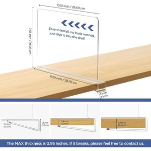 Organizzatore Verticale Trasparente per Armadio, Contenitore per Armadio con Divisori per Maglioni e Camicie, Fatto a Mano - Product Image 2