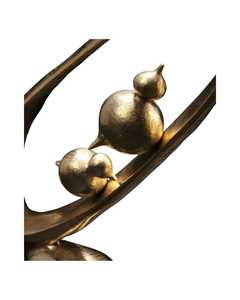 Figuras Decorativas de Cisne de Latón Dorado Jaffsexports, Hechas a Mano, Ecológicas, Duraderas, Abstractas, Geométricas, Decoración de Mesa, Art Deco, 1 Pieza - Product Image 4
