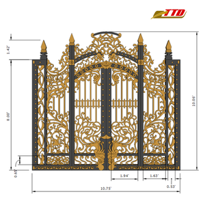 Diseño de puerta de pared compuesto duradero del fabricante de Vietnam - Product Image 2