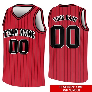 Customizable <b>Light</b> Blue Striped Basketball Jersey V-<b>Neck</b> Sleeveless Sublimated Print Unisex Adult Breathable Team Name Number - Product Image 3