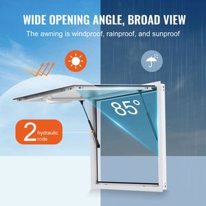 Finestra di Servizio per Food Truck in Alluminio 36"x36" 85 Stand Up per Uso su Carrello Alimentare - Product Image 4