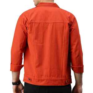 แจ็คเก็ตยีนส์ผู้ชายดีไซน์ล่าสุดปี 2026 สไตล์สตรีทแฟชั่นเรียบง่ายลำลองสำหรับฤดูหนาว กันน้ำ ระบายอากาศได้ดี ป้องกันลม - Product Image 4