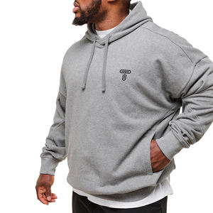 Sudadera con capucha de algodón con estampado de logotipo personalizado de calidad superior, ropa informal de Invierno y Primavera de lana tejida de gama alta - Product Image 2