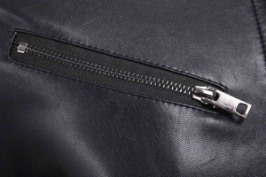 Manufacturer Customized <b>Cycling</b> Leather <b>Jacket</b> Stand Collar Costumes Style <b>Jacket</b> Black for <b>Men</b> - Product Image 6