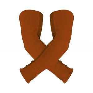 Manches de cyclisme de qualité supérieure, respirantes, à séchage rapide, UPF50+, 100% acrylique, couleur unie, légères, fabriquées au Pakistan - Product Image 2