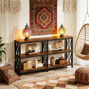 Divano Console Multifunzionale per Soggiorno, Scrivania Espositiva, Tavolo Console alla Moda - Product Image 1