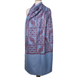 Bufanda/Pashmina de Cachemira 100% Personalizable BENEDETTO, Chal de Lujo para Mujer, Calentador de Cuello Bordado, Tradicional y Elegante - Product Image 4