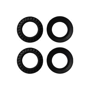 Set di 4 Anelli di Fissaggio Neri per Portalampada E26, per Paralumi Standard E26, Lampade a Sospensione e Apparecchi di Illuminazione - Product Image 1