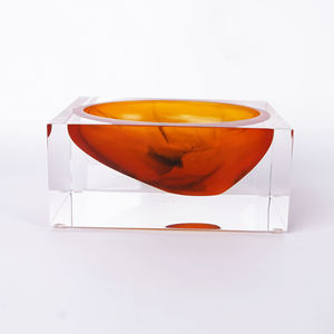 Frutero de Resina de Ámbar con Incrustaciones de Acrílico de Alta Transparencia, Multifuncional y Lujoso - Product Image 2