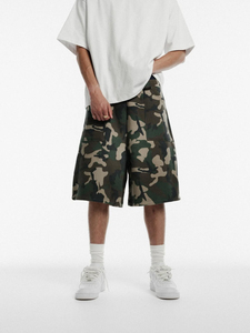 Custom <b>Mens</b> Camouflage Mid Waist Midweight Loose Fit Casual Streetwear <b>Jogger</b> Pants 100% <b>Polyester</b> - Product Image 5