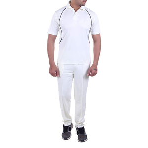 Ensemble uniforme de cricket imprimé par sublimation, vendu dans le monde entier, comprenant un t-shirt à col et une tenue de cricket complète - Product Image 4
